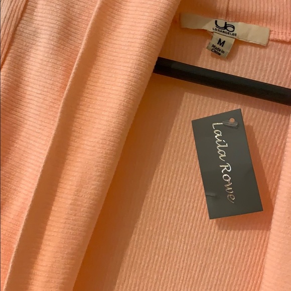 YA Los Angeles long sleeve peach overlay piece - Picture 3 of 5